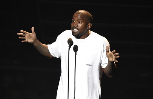 ARCHIVO - En esta imagen de archivo del 28 de agosto de 2016, Kanye West en los premios MTV Video Music Awards en el Madison Square Garden en Nueva York. (Foto por Chris Pizzello/Invision/AP, Archivo)